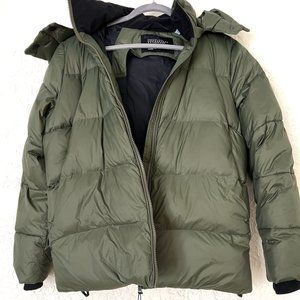 Figs Olive Green Technical Puffer - Women's S